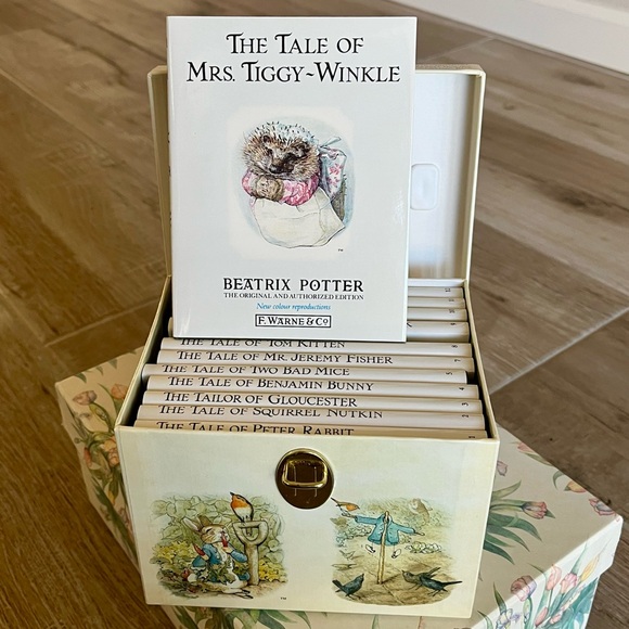 THE WORLD OF PETER RABBIT by Beatrix Potter 1987 1-12 Hard Cover Books Box Set - Picture 15 of 16